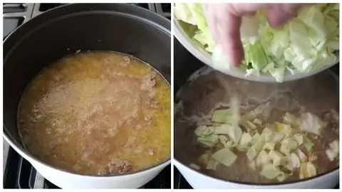 Add the Cabbage