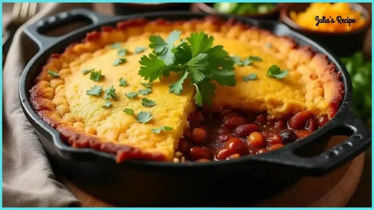 Cornbread Topped Chilli Pie Chile Madness Recipe