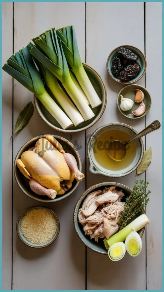 Ingredients Required for Cocky Leeky Soup Recipe