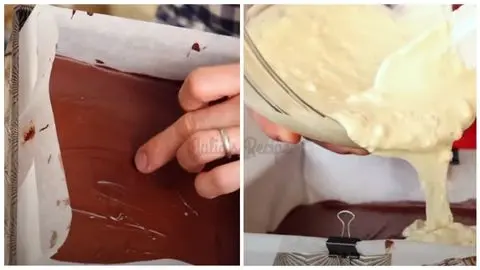 Layer the White Chocolate