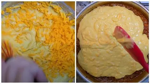 Make the Cornbread Batter