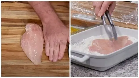 Pound and Season the Chicken