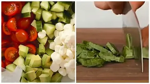 Add the Mozzarella & Slice the Basil