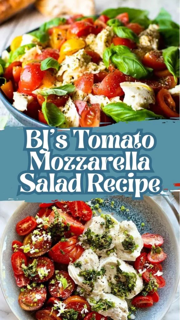 BJ’s Tomato Mozzarella Salad