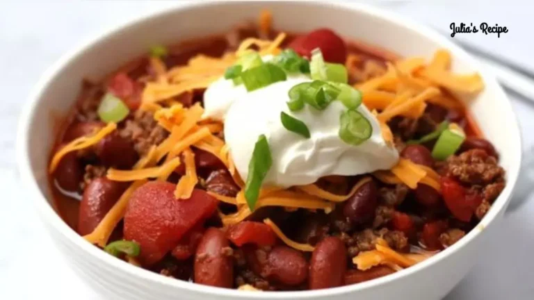 Bj’s Chili Recipe