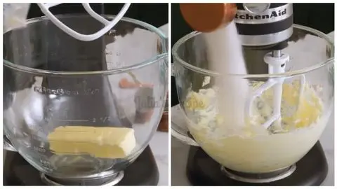 Cream Butter and Sugars