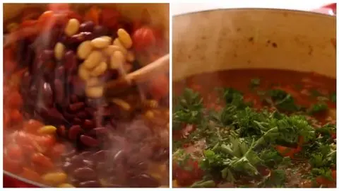 Finish with Beans and Parsley