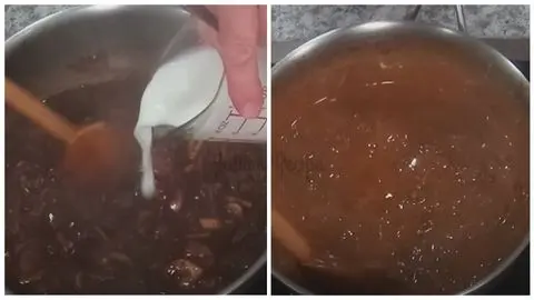 Finish with Cream and Butter