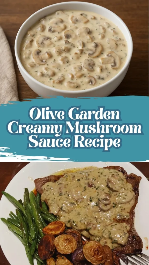 Olive Garden Creamy Mushroom Sauce