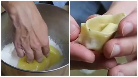 Prepare Tortellini Dough & Make the Filling
