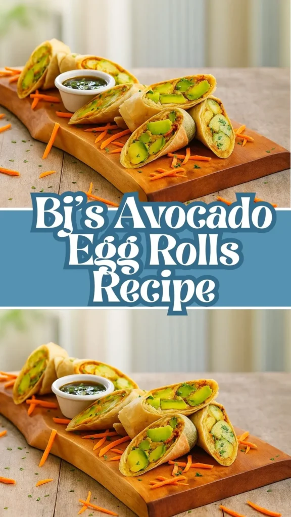 Bj's Avocado Egg Rolls