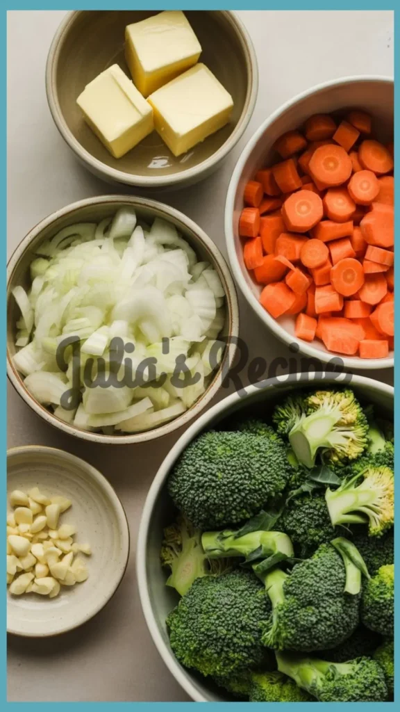 Bj's Brewhouse Broccoli Cheddar Soup Recipe ingredients