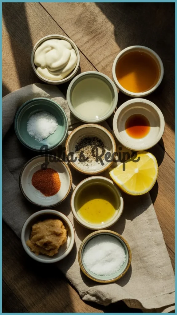 Ingredients Required for Bob Gibson Alabama White Sauce Recipe