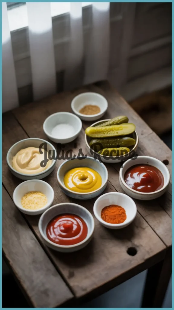 Ingredients Required for Wendy's Krabby Patty Sauce Recipe