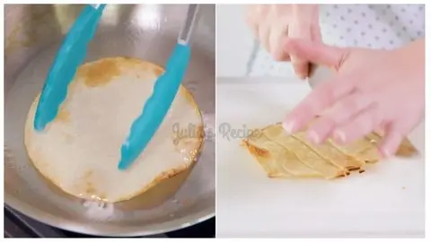 Make the tortilla strips