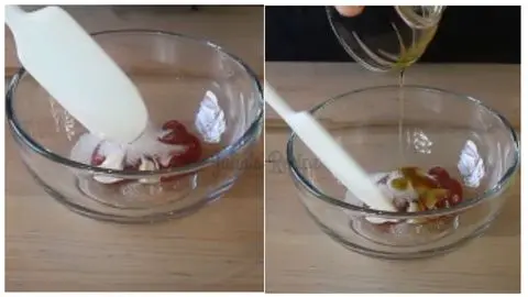 Mix in the liquid seasonings
