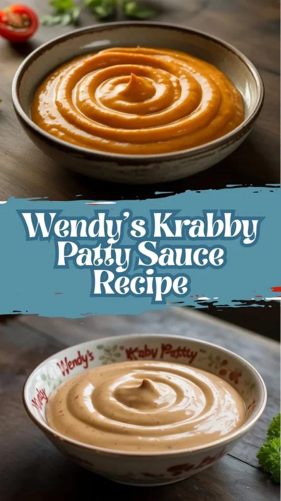 Wendy's Krabby Patty Sauce