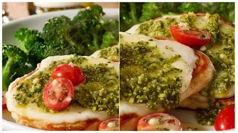 Add fresh basil & serve