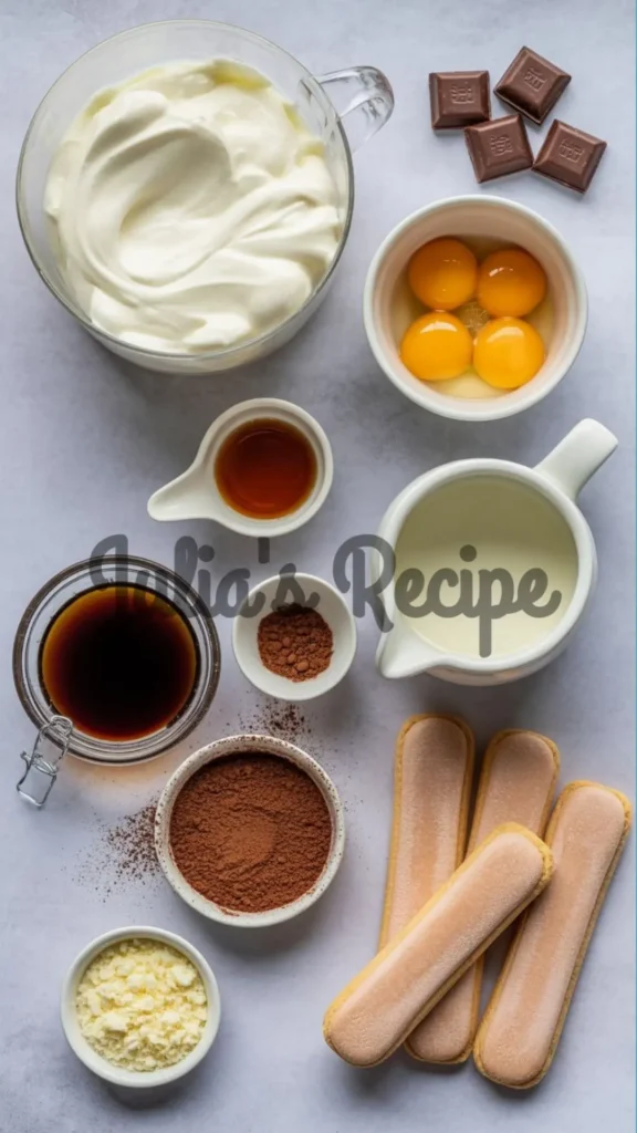 Olive Garden Tiramisu Recipe ingredients