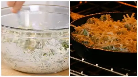 Mix in the Cheese & Bake the Dip