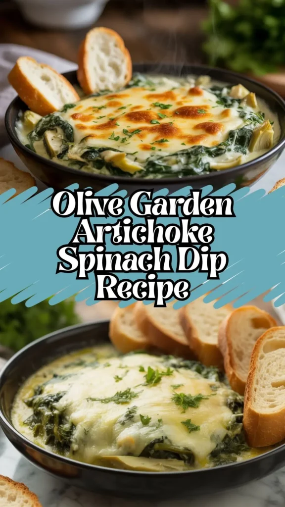 Olive Garden Artichoke Spinach Dip
