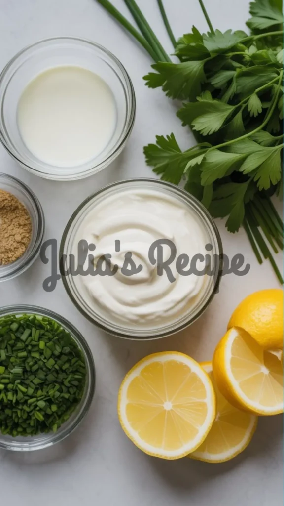 Original Hidden Valley Ranch Dressing Recipe ingredients