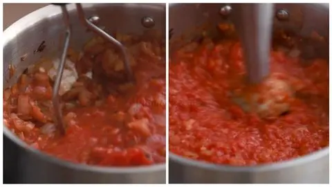 Season the sauce & Simmer slowly