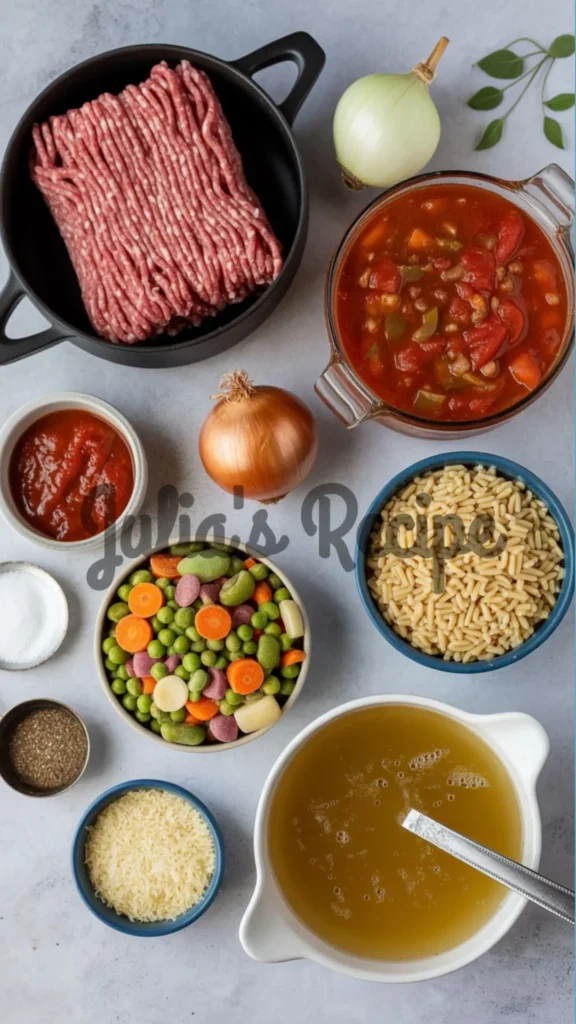 Venus De Milo Soup Recipe ingredients