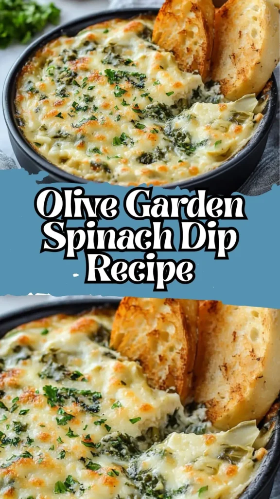 Copycat Olive Garden Spinach Dip Recipe