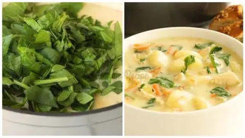 Creamy Olive Garden–Style Chicken Gnocchi Soup Ready to Serve