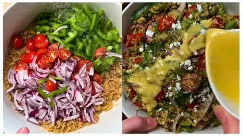 Pour on the dressing