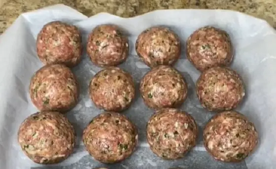 Shape uniform meatballs