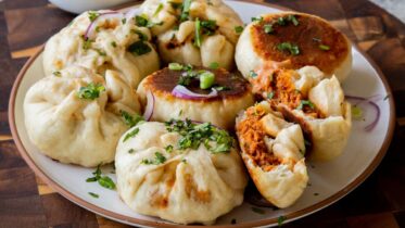 Creamy Chicken Pie Stuffed Bao Buns