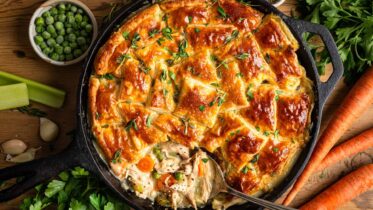 Julia's Classic Chicken and Vegetable Pie