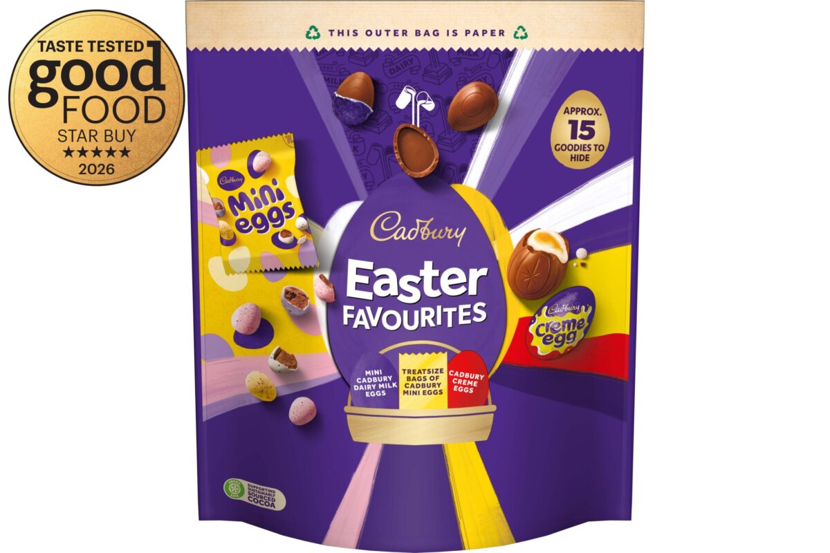 A selection of small Easter chocolate eggs.