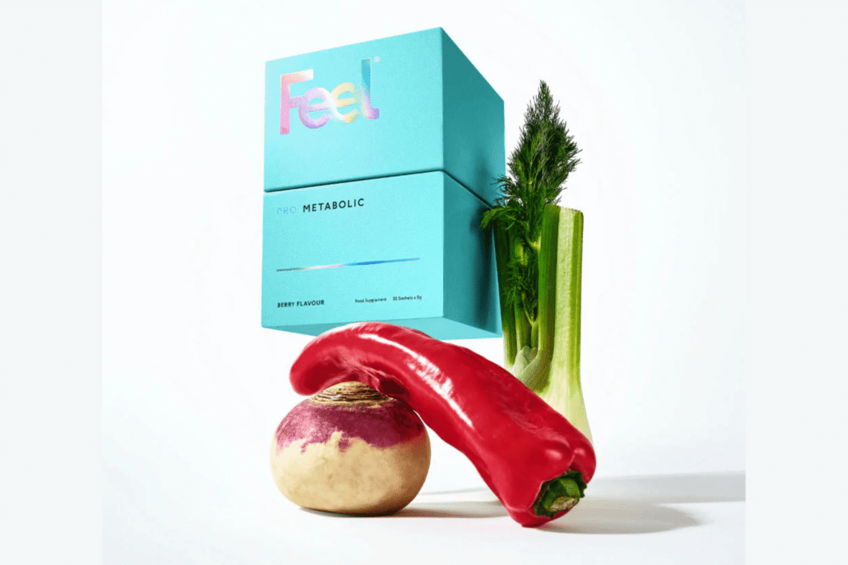 Person enjoying the prepared metabolic support drink